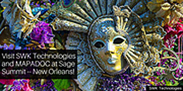 Visit SWK Technologies and MAPADOC at Sage Summit in New Orleans!